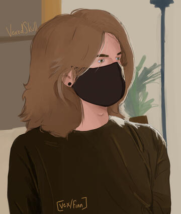 Fully rendered half body