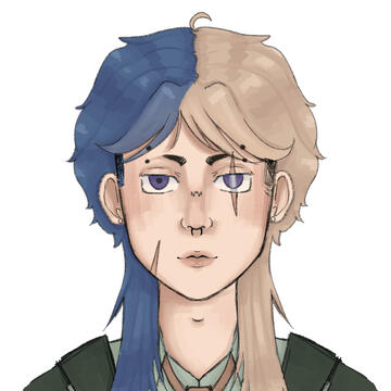 Basic colors portrait