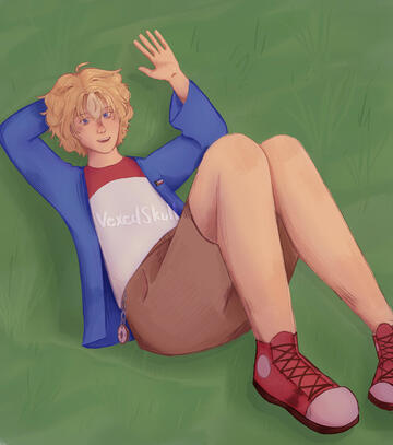 Fully rendered half body